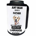 3dRose BrooklynMeme Dogs - Labrador Daddy - Can Cooler Bottle Wrap (cc_253069)