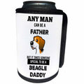 3dRose BrooklynMeme Dogs - Beagle Daddy - Can Cooler Bottle Wrap (cc_253071)
