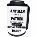 3dRose BrooklynMeme Dogs - German Shepherd Daddy - Can Cooler Bottle Wrap (cc_253088)