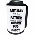 3dRose BrooklynMeme Dogs - Pug Daddy - Can Cooler Bottle Wrap (cc_253091)