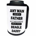 3dRose BrooklynMeme Dogs - Beagle Daddy - Can Cooler Bottle Wrap (cc_253092)