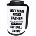 3dRose BrooklynMeme Dogs - Pit Bull Daddy - Can Cooler Bottle Wrap (cc_253093)