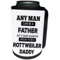 3dRose BrooklynMeme Dogs - Rottweiler Daddy - Can Cooler Bottle Wrap (cc_253095)