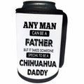 3dRose BrooklynMeme Dogs - Chihuahua Daddy - Can Cooler Bottle Wrap (cc_253098)
