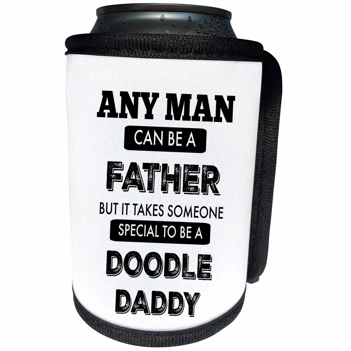 3dRose BrooklynMeme Dogs - Doodle Daddy - Can Cooler Bottle Wrap (cc_253100)
