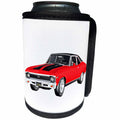 3dRose Boehm Graphics Car - 1968 Red Muscle Car - Can Cooler Bottle Wrap (cc_253256)
