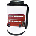3dRose Boehm Graphics Travel - London Double Decker Bus from the Side - Can Cooler Bottle Wrap (cc_253272)