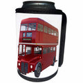 3dRose Boehm Graphics Travel - London Double Decker Bus from the Front - Can Cooler Bottle Wrap (cc_253273)