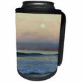 3dRose Taiche - Acrylic Painting - Seascape - Pale Sunset - Can Cooler Bottle Wrap (cc_253290)