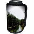 3dRose Taiche - Photography - River - River and Reeds - Can Cooler Bottle Wrap (cc_253298)