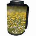 3dRose Uta Naumann Photography Flowers - Flower Meadow with Yellow Blossoms - Can Cooler Bottle Wrap (cc_253318)