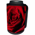 3dRose Uta Naumann Photography Flowers - Red Rose Flower Closeup - Can Cooler Bottle Wrap (cc_253328)
