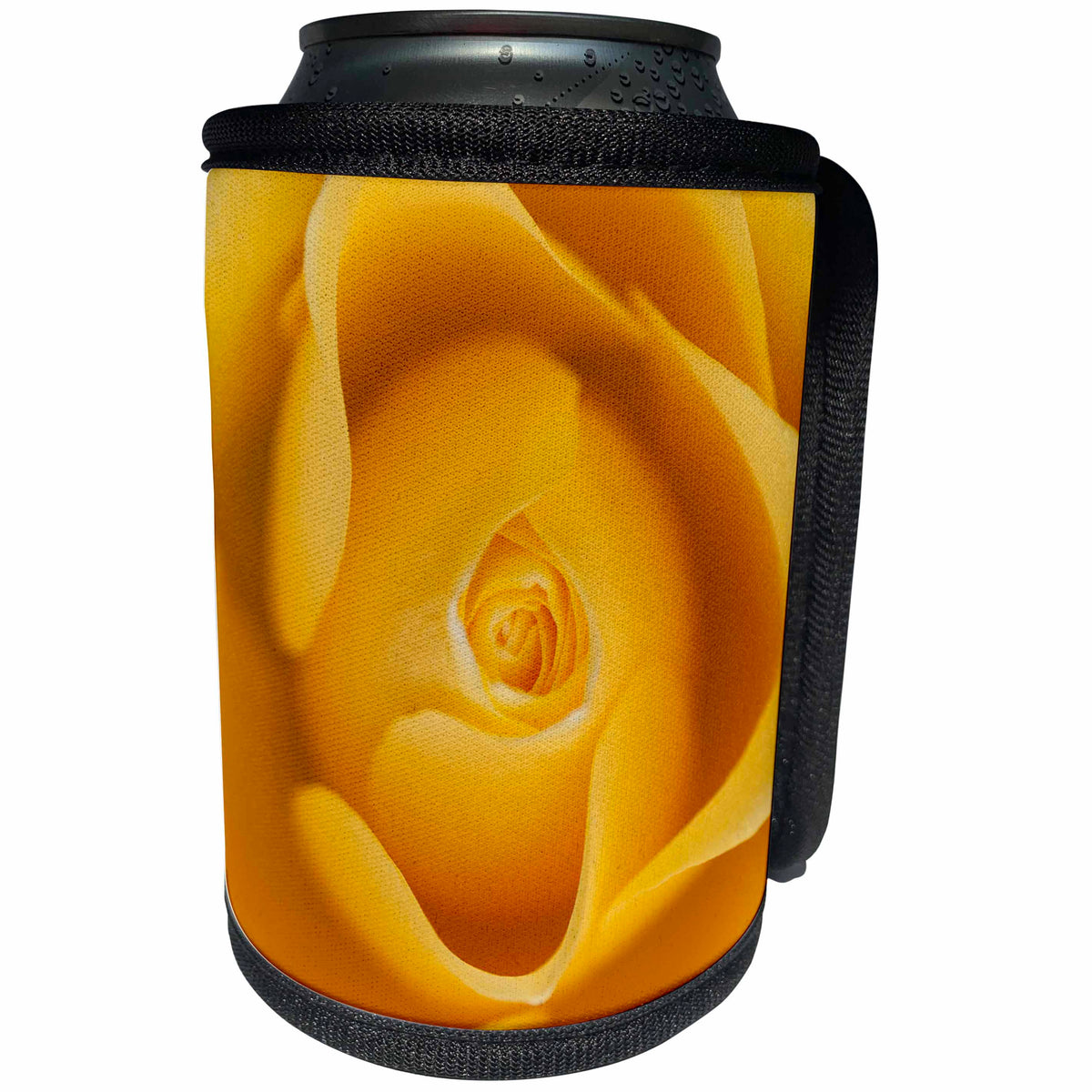 3dRose Uta Naumann Photography Flowers - Yellow Rose Blossom - Can Cooler Bottle Wrap (cc_253355)
