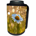3dRose Uta Naumann Photography Flowers - Daisy in a sparkling Spring Meadow - Can Cooler Bottle Wrap (cc_253389)