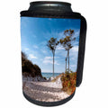 3dRose Uta Naumann Photography Landscapes - Landscape Beach Sea Ocean in Autumn - Can Cooler Bottle Wrap (cc_253392)