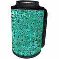 3dRose Costasonlineshop Background - Image of Green Glittery Stones - Can Cooler Bottle Wrap (cc_253509)