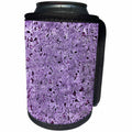 3dRose Costasonlineshop Background - Image of Purple Glittery Stones - Can Cooler Bottle Wrap (cc_253511)