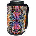 3dRose Costasonlineshop Abstract - Abstract Fractal Folklore Pattern Stone - Can Cooler Bottle Wrap (cc_253556)