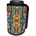 3dRose Costasonlineshop Abstract - Abstract Fractal Folklore Design Stone - Can Cooler Bottle Wrap (cc_253557)