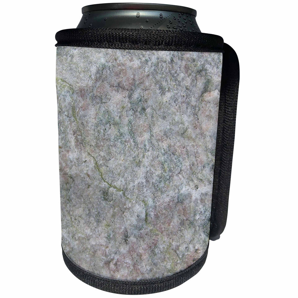 3dRose Costasonlineshop Background - Gray Pastel Stone Background - Can Cooler Bottle Wrap (cc_253561)