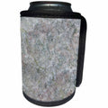 3dRose Costasonlineshop Background - Gray Pastel Stone Background - Can Cooler Bottle Wrap (cc_253561)