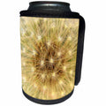 3dRose Costasonlineshop Flowers Pastel - Beige Brown Pastel Dandelion - Can Cooler Bottle Wrap (cc_253580)