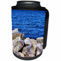 3dRose Costasonlineshop Photography Maritime - Stones on the Baltic Sea - Can Cooler Bottle Wrap (cc_253595)