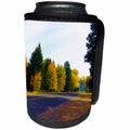 3dRose Jos Fauxtographee- Pine Valley Trees Autumn - The main street in Pine Valley Utah with trees in fall hues - Can Cooler Bottle Wrap (cc_253674)
