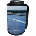 3dRose Florene Cruise Ships Sites - Image of Entering Cozumel Mexico Port - Can Cooler Bottle Wrap (cc_253687)