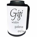 3dRose BrooklynMeme Sayings - Gigi wisdom, guidance, love - Can Cooler Bottle Wrap (cc_253719)