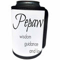 3dRose BrooklynMeme Sayings - Pepaw wisdom, guidance, love - Can Cooler Bottle Wrap (cc_253733)