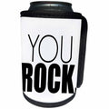 3dRose BrooklynMeme Sayings - You ROCK. - Can Cooler Bottle Wrap (cc_253741)