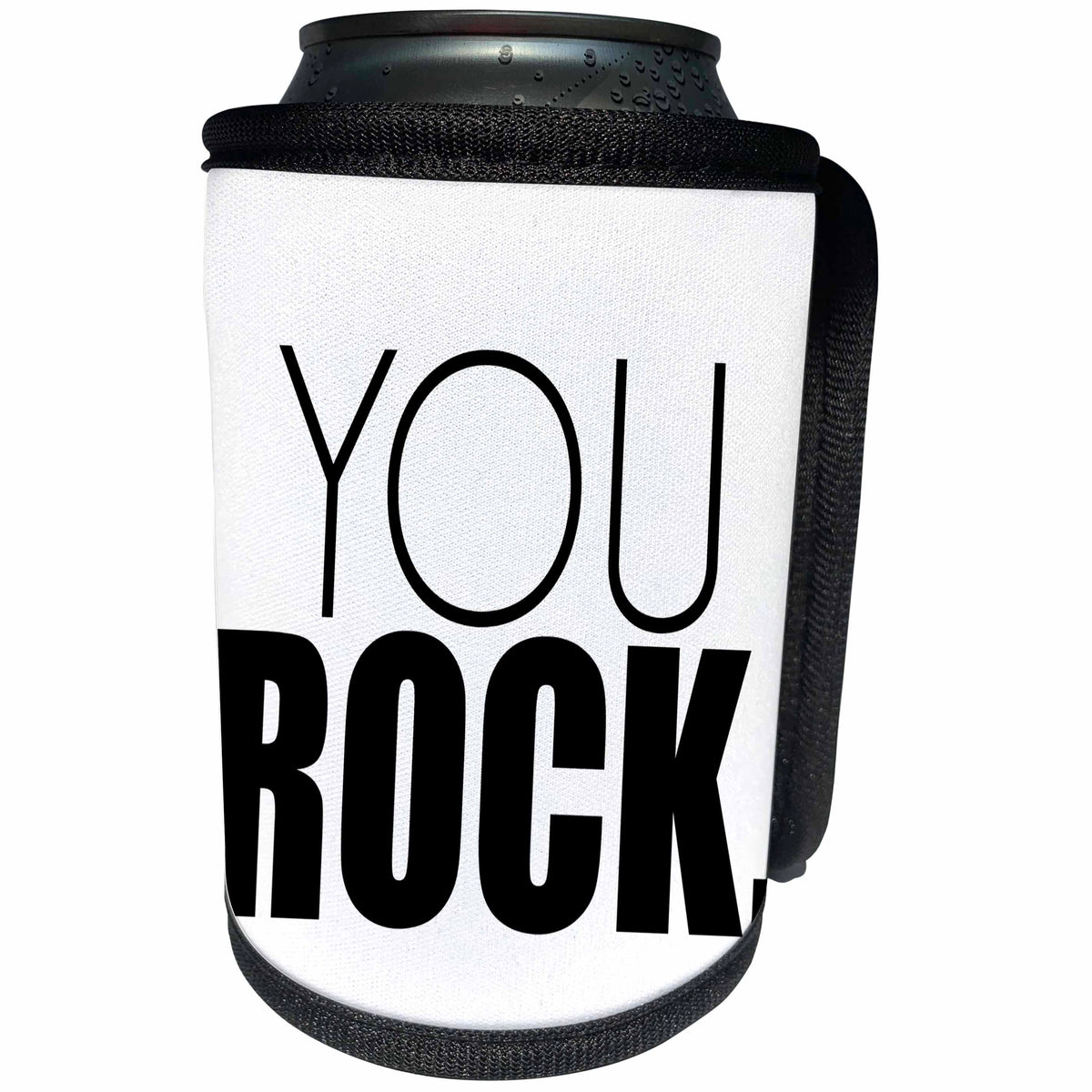 3dRose BrooklynMeme Sayings - You ROCK. - Can Cooler Bottle Wrap (cc_253741)
