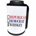 3dRose BrooklynMeme Funny Sayings - Republican Democrat Whiskey - Can Cooler Bottle Wrap (cc_253747)