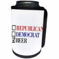 3dRose BrooklynMeme Funny Sayings - Republican Democrat Beer - Can Cooler Bottle Wrap (cc_253749)