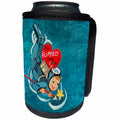 3dRose Cassie Peters Valentine - Vintage Scuba Valentine - Can Cooler Bottle Wrap (cc_253776)