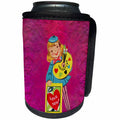 3dRose Cassie Peters Valentine - Vintage Artist Valentine - Can Cooler Bottle Wrap (cc_253777)