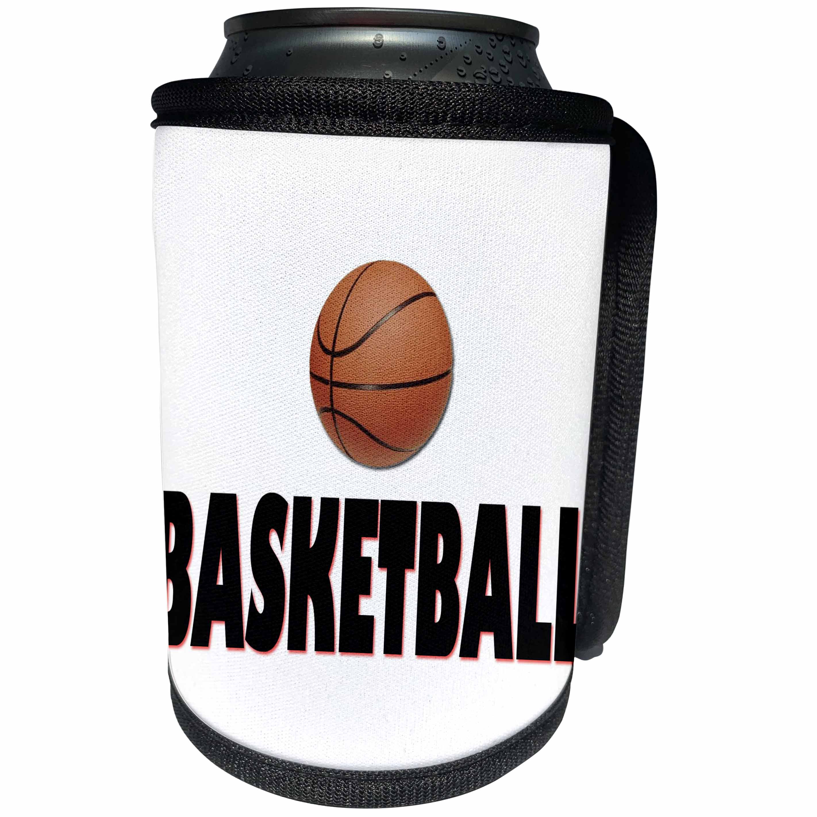 3dRose RinaPiro - Sport Quotes - Basketball. Game. Winner. - Can Cooler Bottle Wrap (cc_253805)