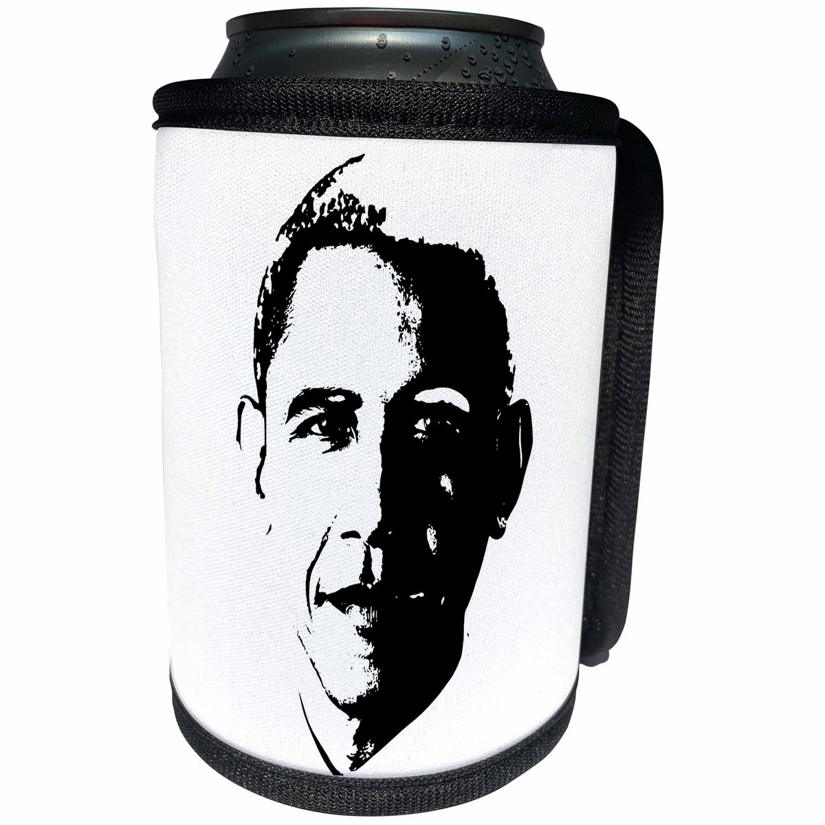 3dRose RinaPiro - Political Quotes - USA President Barack Obama. White background. - Can Cooler Bottle Wrap (cc_253817)