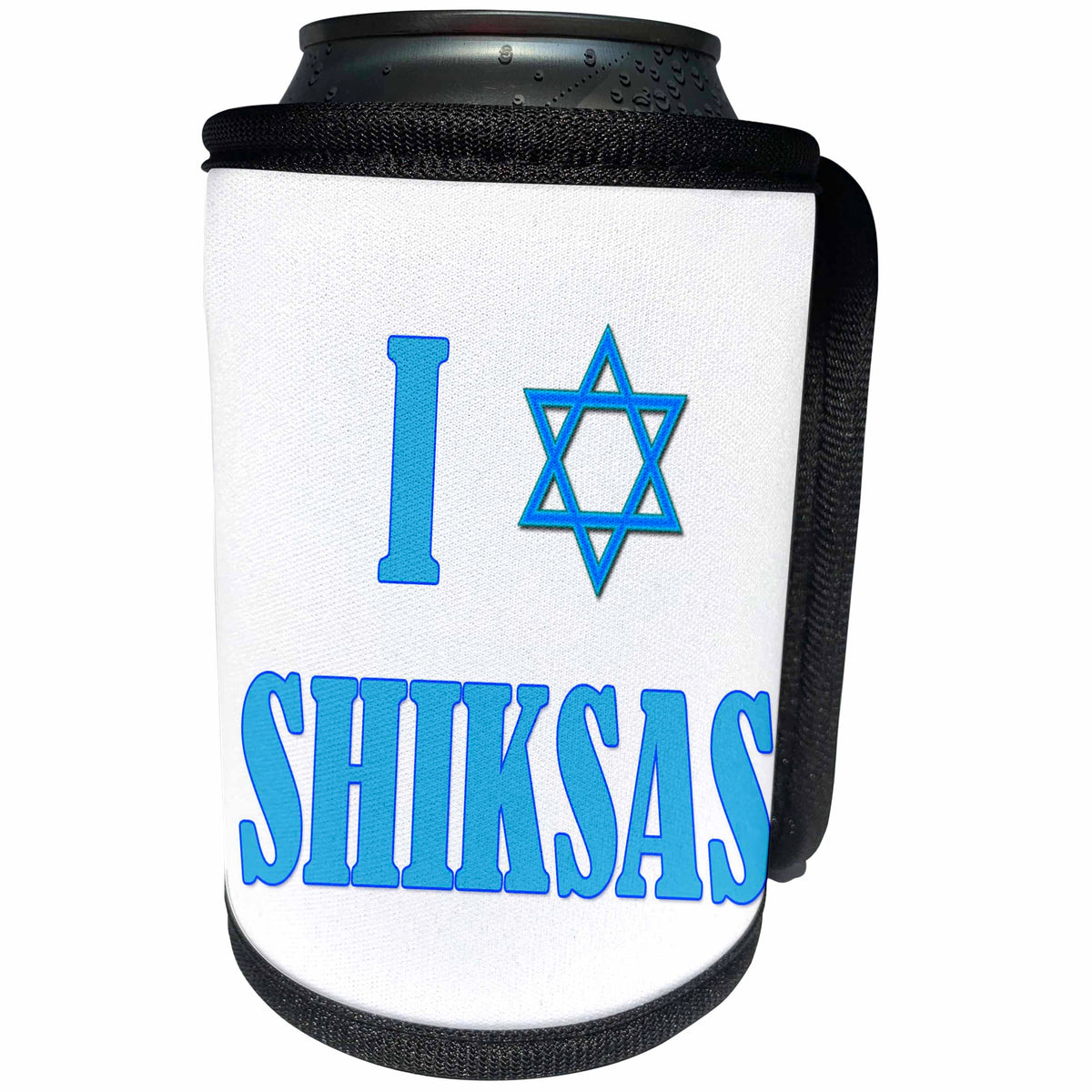 3dRose RinaPiro - Jewish Quotes - I love Shiksas. Funny saying. - Can Cooler Bottle Wrap (cc_253825)