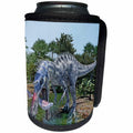 3dRose Boehm Graphics Dinosaur - Suchomimus feeding on a Shark in the Jungle - Can Cooler Bottle Wrap (cc_253985)