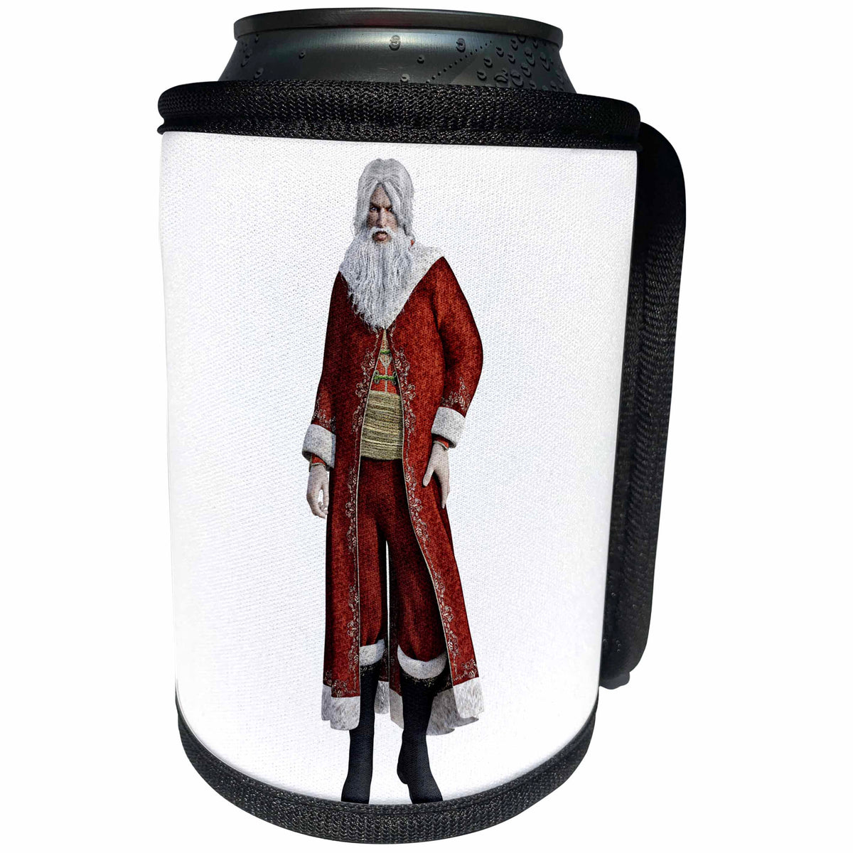 3dRose Boehm Graphics Holiday Christmas - Victorian Santa Claus - Can Cooler Bottle Wrap (cc_254011)