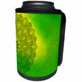 3dRose Sven Herkenrath Mandala - Green Mandala with Colorful Background Yoga Buddha - Can Cooler Bottle Wrap (cc_254094)