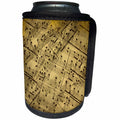 3dRose Sven Herkenrath Music - Pattern Art of Music Clef Musically - Can Cooler Bottle Wrap (cc_254098)