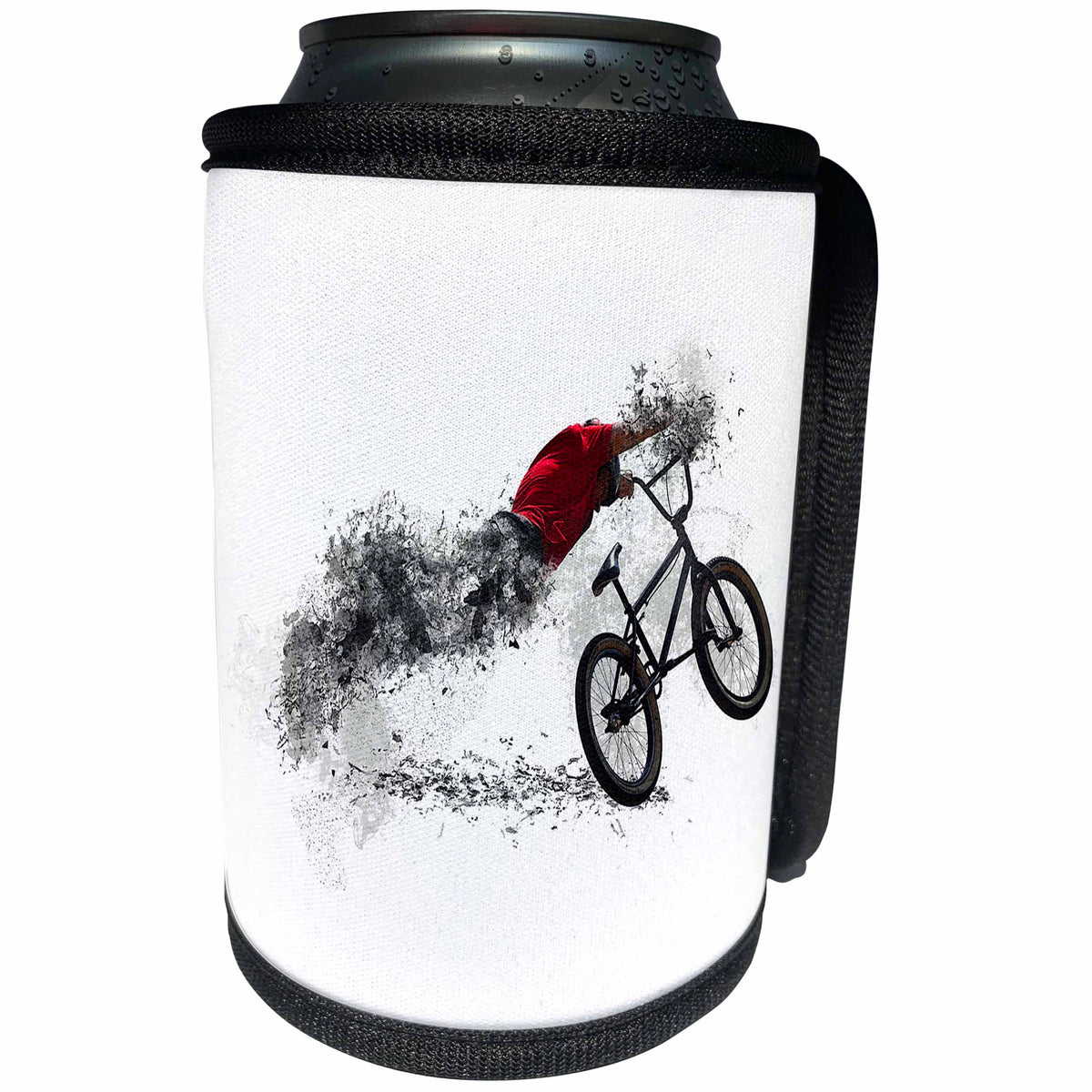 3dRose Sven Herkenrath Sport - Fantasy Bike Sport with Sportly Men BMX Biker - Can Cooler Bottle Wrap (cc_254100)