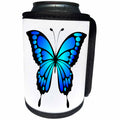 3dRose Sven Herkenrath Animal - Colorful Butterfly Drawing Design Illustration Animal Nature Wildlife - Can Cooler Bottle Wrap (cc_254351)