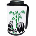 3dRose Sven Herkenrath Animal - Colorful Illustration Parrot Splash Abstract Wild Design Art Animal Nature - Can Cooler Bottle Wrap (cc_254375)