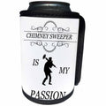 3dRose Sven Herkenrath Quotes - Chimney Sweeper Is My Passion Man Quote Phrase Trendy Work - Can Cooler Bottle Wrap (cc_254381)
