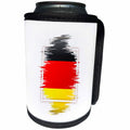 3dRose Sven Herkenrath Flags - Fading Germany Flag white Background Country Nation Black Red Gold Drawing - Can Cooler Bottle Wrap (cc_254413)