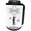 3dRose Sven Herkenrath Quotes - Gardening Is My Passion Man Pitchfork Plant Quote Phrase Trendy Work - Can Cooler Bottle Wrap (cc_254417)